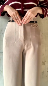 Oro Pants Celana Kulot Highwaist Loose Pants / Celana Kulot Wanita Anti Kusut Bahan Knit Premium!!!