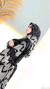 FREE HIJAB Gamis Set Aulia Rayon Premium Busui Kancing Lengan Karet Gamis Lebaran Set Hijab