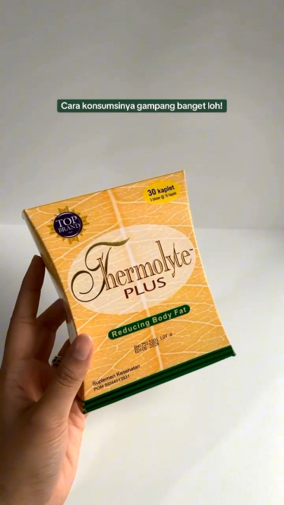 Thermolyte Plus 60 Kaplet - Suplemen Diet dan Penurun Lemak Tubuh