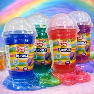 Bubble Super Glitter Slime Toy - Mainan