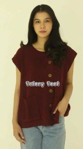 Rompi Rajut Kancing Samping & Desain Rajut Modern