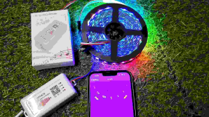 กล่องคุมไฟ ws2811 ws2815 SP-107E มีแอปคุมในมือถือได้ **ส่งด่วนจากไทย** LED สเต็ปไฟ ไฟวิ่ง input 5-24v (A-005)