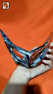 LIST LIS LAMPU REFEKTOR REFLEKTOR XEON 125 KARBU WARNA CHROME THAILAND