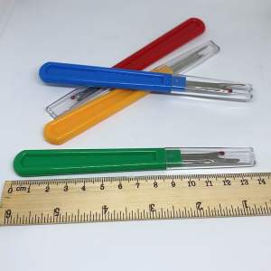 Big | 1pc Seam Ripper Plastic Handle Stitch remover for cross stitch removal tool household Industrial Sewing Tool Hot Sale Lucky888corp RANDOM COLOR