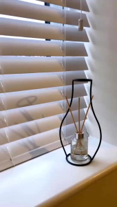 Krek Kayu Horizontal Wooden Blinds Gorden lipat Hordeng Tarik Aestetic Curtain Ukuran Custom