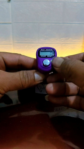 TASBIH DIGITAL MINI: Alat Hitung Elektronik Finger Tally Counter Mini Jari Penghitung