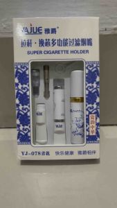PIPE HOLDER YAJUE YJ078 PIPA FILTER SARINGAN ASAP PERMANEN / ISI ULANG MOTIF NAGA KHUSUS 8MM