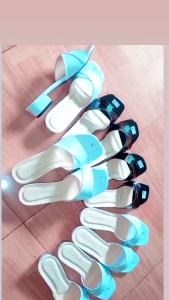 Sandal Wanita Hak Heels 3cm Slop trendy SA95 01
