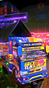 Miniatur Truk Oleng Termurah Variasi Lampu Dan Terpal