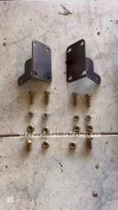 การ์ดโช๊คหน้า KSR110 พร้อมเหล็กยึด