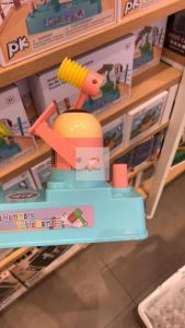MINISO Mainan Anak Duel Battle Hammering Game Mainan Adu Pukul Palu Kepala Tanpa Baterai / Double Hammers Table Game