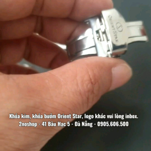 Khoá dây đồng hồ Orient Star inox 304 không gỉ logo khác vui lòng inbox - K1601