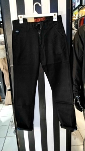 celana Chino lengan panjang untuk pria bahan tebal dan adem