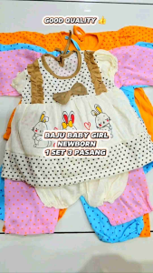 1Set 3Pasang 0-6m Baby Girl NewBorn Skirt with Pant