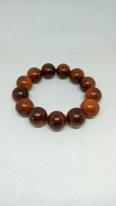 gelang kayu RAJA MERAH AGATHIS 16mm A85