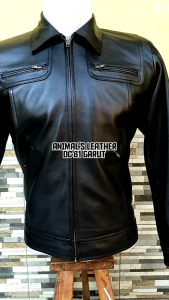 JAKET KULIT KULIT DOMBA GARUT MODEL U