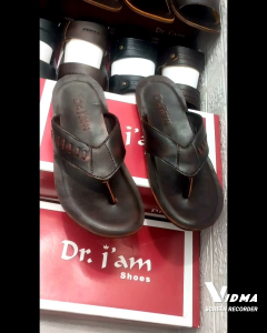 SANDAL KULIT PRIA DR. IAM 4010 COKLAT ( PRODUKSI SENDIRI )