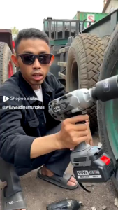 APR JAPAN AP33 PRO MESIN IMPACT PEMBUKA BAUT jumbo 1800NM 99V FACELIFT 2 BATERAI KOPER