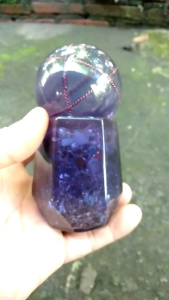 BIO G BUSTER TOWER BUSTER ORGONITE SCALAR WITH ENERGY BALL