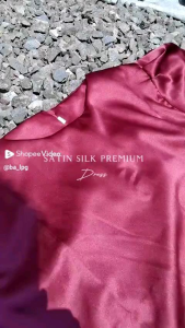 Long Dress Satin Remaja M.L.XL Baju Kondangan Terbaru Redy Stok