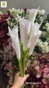 Hoa rum giả chất liệu PU hoa calla giả cao cấp như thật