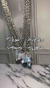 Kalung Rantai Liontin Dolphin Shimmer Chain Necklace Lumba Lumba Ikan Charm Korea Fashion