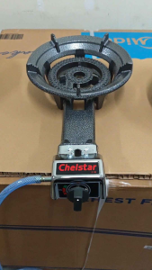 Chelstar Commercial LPG Cast Iron Gas Stove with Auto Ignition -21B/31B Low Pressure Models