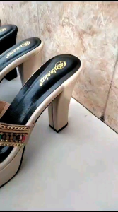 Maleeka high heels wanita hak tinggi 10cm bahan import premium terbaru