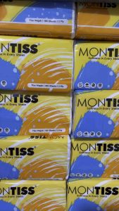 Paket 4 Pcs Tissue Montiss 185 Sheet Tissue Wajah Harga Hemat