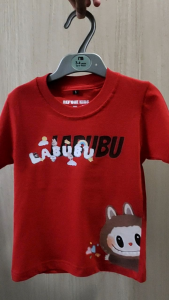 Kaos Anak laki-laki kaos anak perempuan kaos Labubu Kaos Labubu Anak Baju Anak Labubu