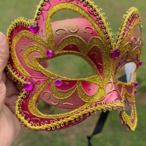 Venetian Glitter Masquerade Party Mask