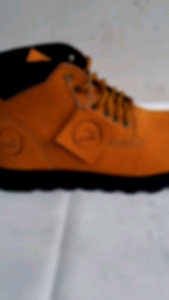 SEPATU ZIMZAM RICHMOND RIDGE MIDDLE BOOTS SAFETY 6IN KULIT TAN (NUBUCK)
