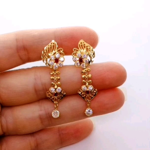 Subang Gantung Skru Design Indian 4.07G  Emas 916 Yon Hing