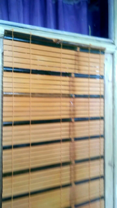 Tirai Bambu Gulung Kaca & Kerajinan Anyaman Bambu Lebar 75 cm