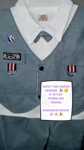 Setelan Anak Cargo Premium Import Branded Merek Honebaby Bahan Adem Tebal