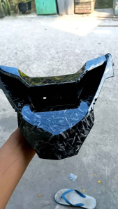 Cover Atas Spakbor Xmax Old Karbon