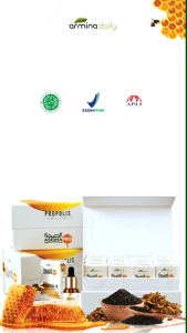 Madu Kesehatan - Ashiha Pro Madu Propolis Habbatussauda 7 ml