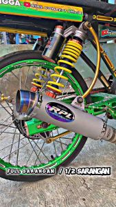 Silincer type  Redleo RL Mufler Sandblue Titanium Original RPL Racing Exhaust