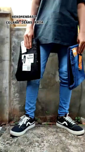 Celana Jeans Panjang Pria / Celana Denim Pria Skinny / Celana Panjang Pria Jeans Pensil / Celana Jeans Pria Slim Fit - Raja Cargo