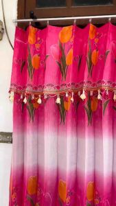 Gorden Ami Motif Bunga Murah - Tirai Pintu & Jendela Minimalis
