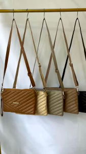 KIYOWO BAG - Clutch Tas Selempang Wanita - Dompet Makeup Tali Panjang