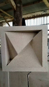 Roster beton warna abu putih merah motif duren lb3/lubang angin antitampias/hiasan dinding minimalis