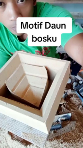 Roster Beton Motif Daun & Desain Modern Untuk Dinding