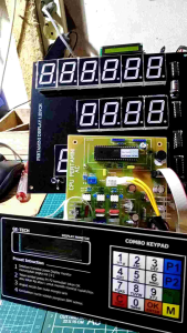 Satu paket CPU AC POM MINI ATMEL 32 DENGAN DISPLAY DAN TOMBOL LEYPED COMBO