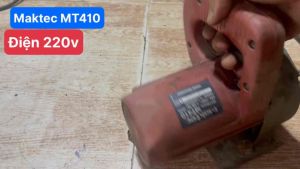 Máy cắt gạch Maktec hàng bãi xài điện 220 voltlưỡi 110mm