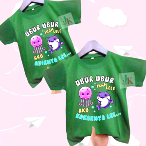 Baju Atasan Anak ubur ubur ikan lele baju Kaos anak usia 1-10thn kaos anak Atasan anak(harga 1pc)