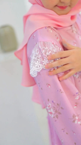 GAMIS KIDS AND TEEN SERIES WARNA PINK GAMIS PESTA ANAK DAN ANAK TANGGUNG 5TAHUN TK DAN SD GAMIS PESTA TUTU CANTIK YASMINA BY LABELLA