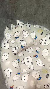 Sofa bayi + bantal full katun  isianfull silicon polimicro