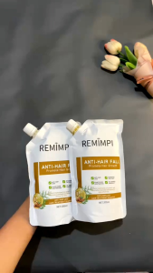 REMIMPI SHAMPOO Anti Hair Fall Perawatan Rambut Rontok Melembabkan rambut