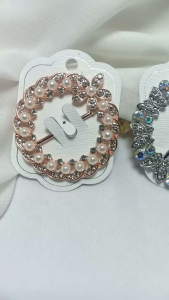 Bros Gesper Kebaya Ring Jilbab Simple Elegan Cantik Cincin Hijab Kerudung Segi Empat